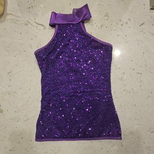 Purple Sequin Balera SA Top